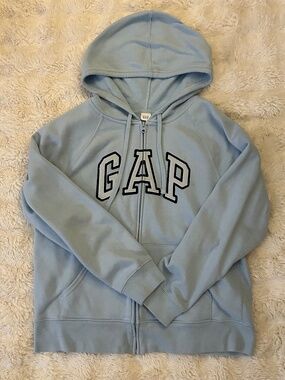 Gap size M full zip logo sweatshirt